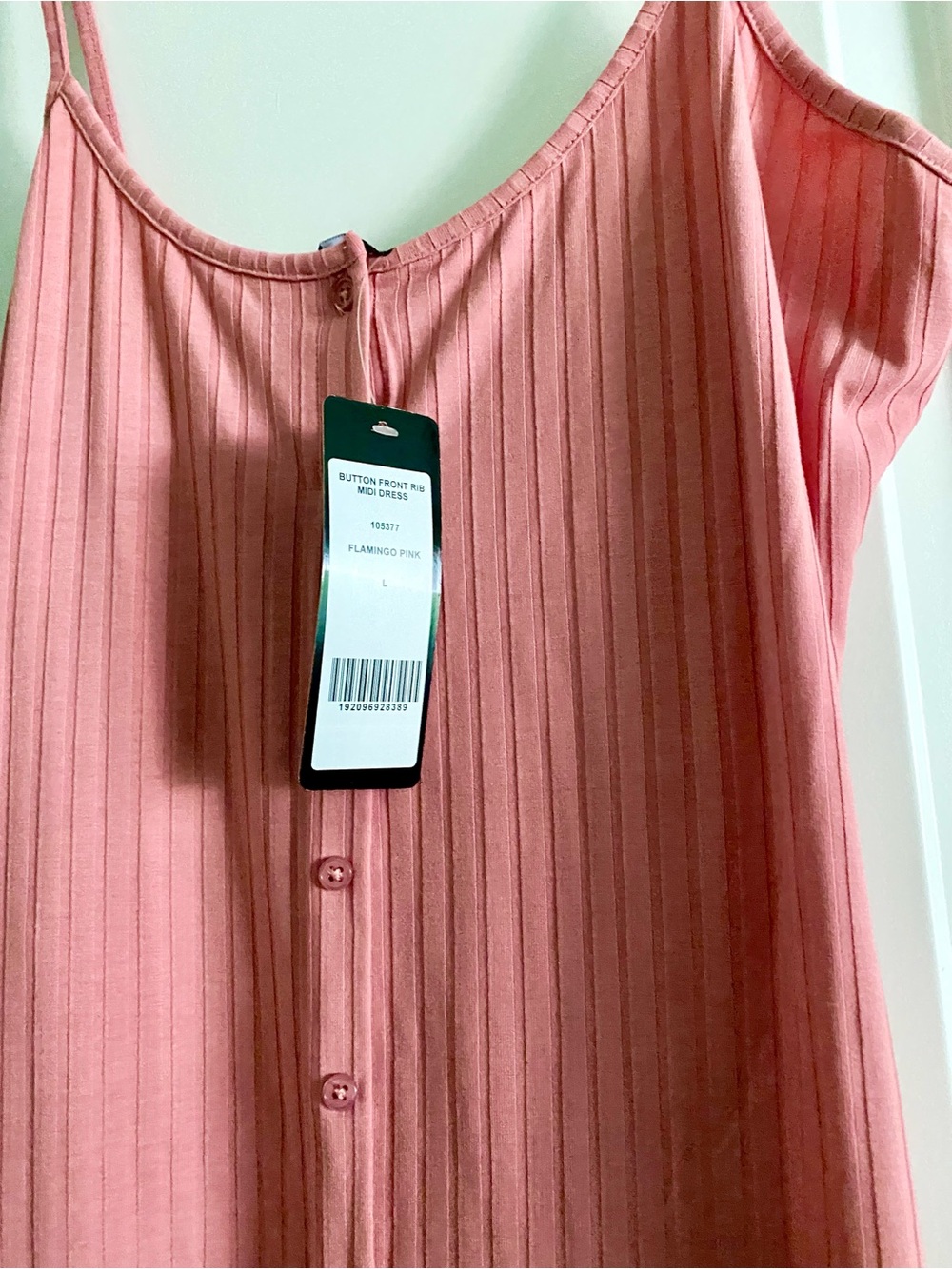 Bebe Button-Front Rib Midi Dress - Picture 4 of 6